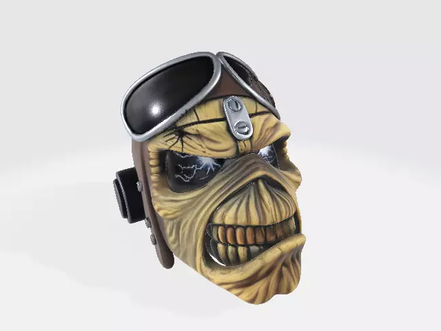 Iron Maiden Eddie Head LowPoly 3D print model