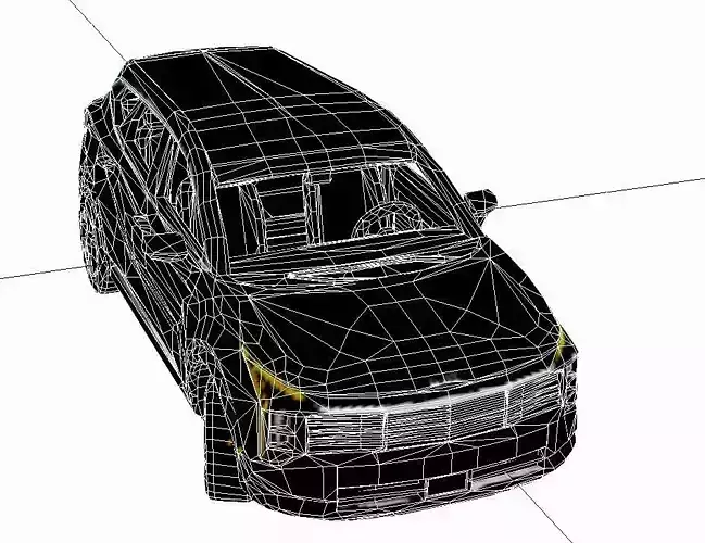 Kia Sportage 2026 Low Poly 3D Model Optimized Modern SUV Asset Low-poly 3D model 6