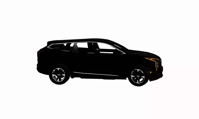 Kia Sportage 2026 Low Poly 3D Model Optimized Modern SUV Asset Low-poly 3D model 2