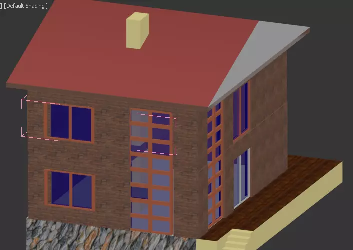 ahsap ev bungalov 3D print model