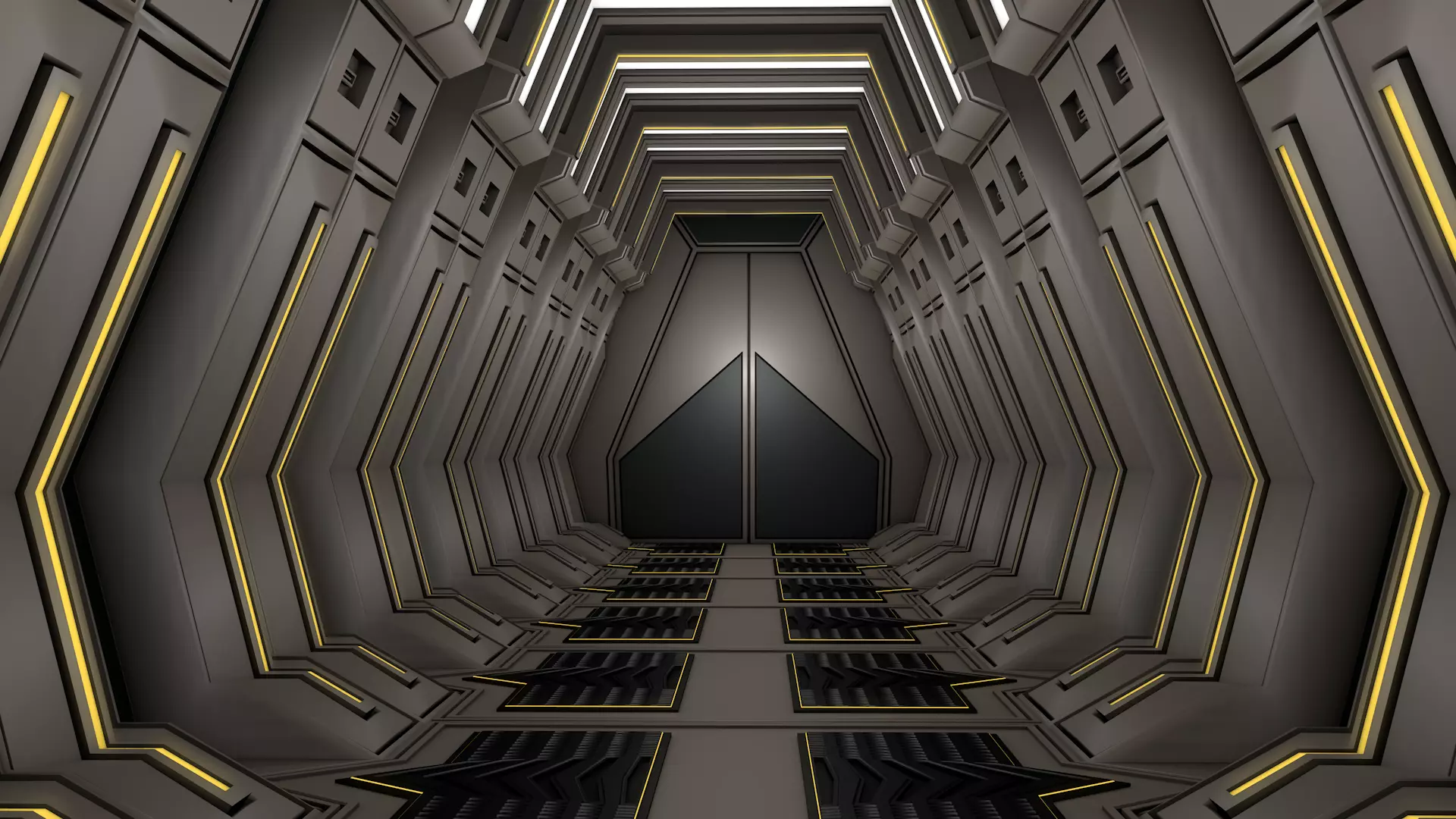 Sci Fi Corridor 3D model