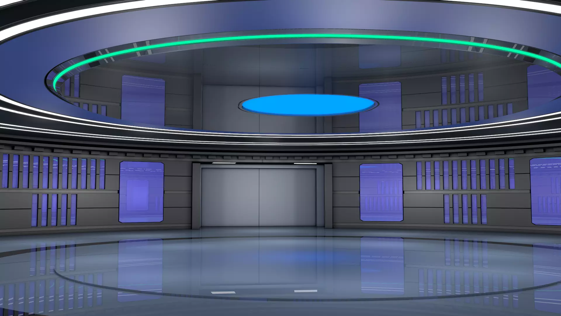 Sci Fi Room Interior 3D model