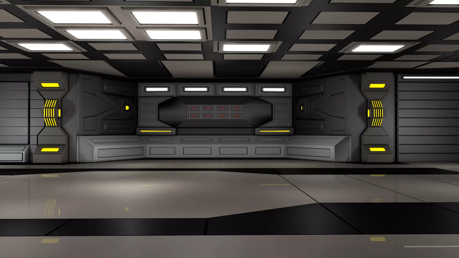 Sci Fi Room 3D model