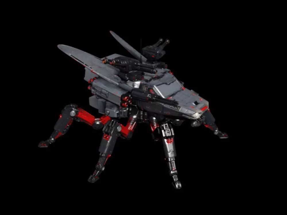 Mech tank 3D model