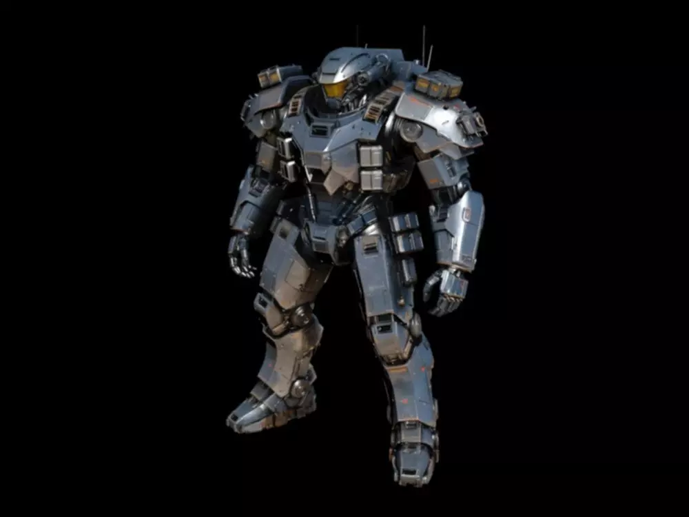 Future Mech Warrior 3D model