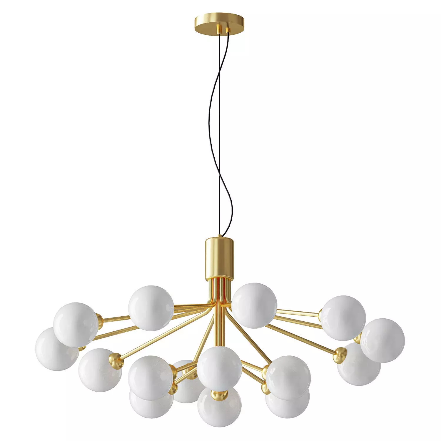 Possini Euro Davina LED Sputnik Chandelier 3D model
