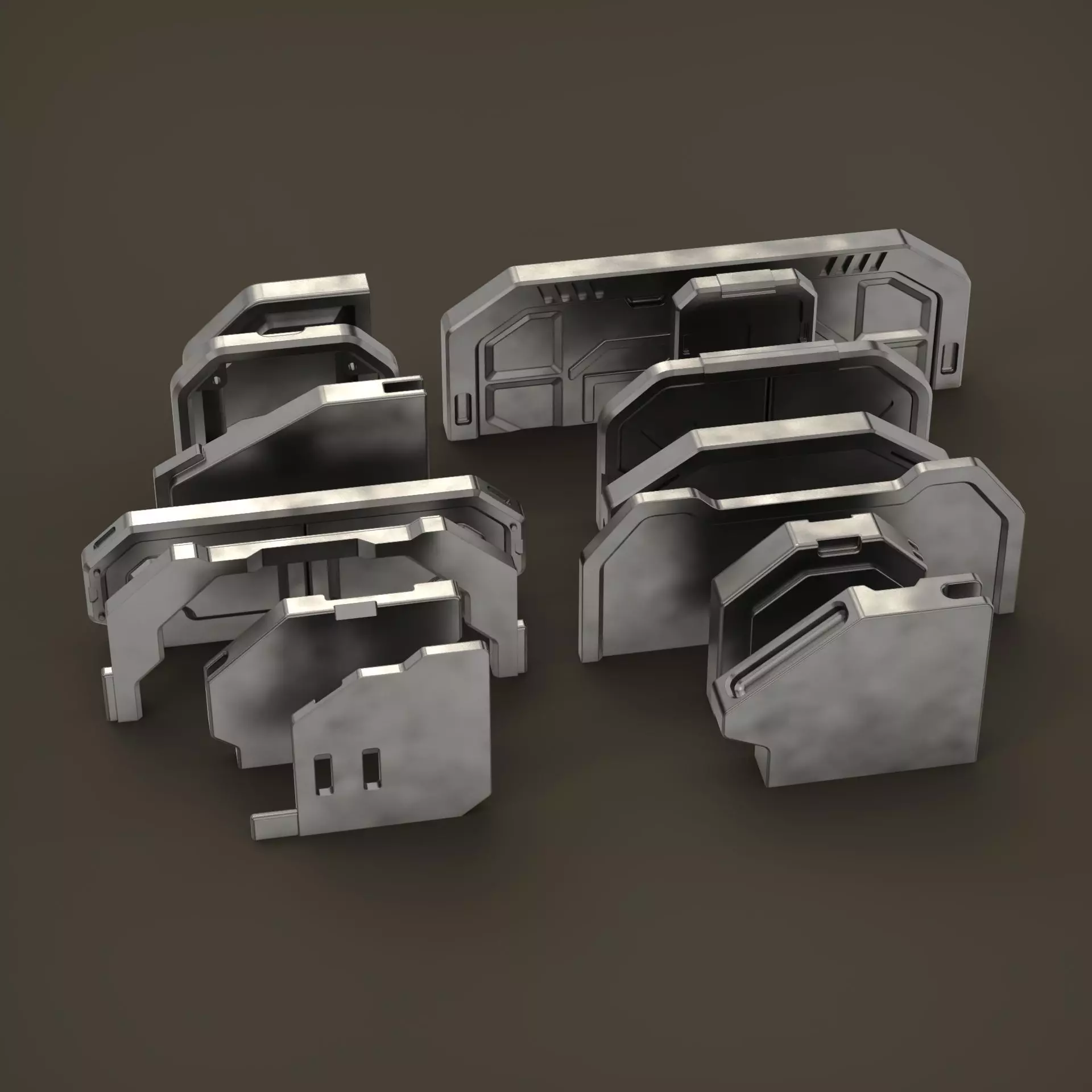 Door scifi minipack vol3 3D model