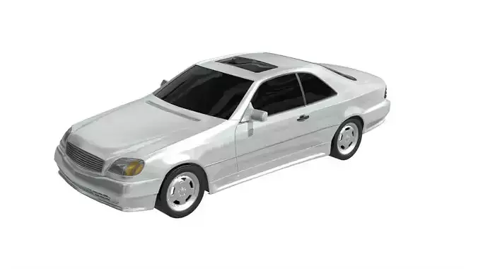 Car Sedan 2 Door Luxury 3D model