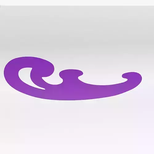 French Curve - 3D Print Ready - Model - E