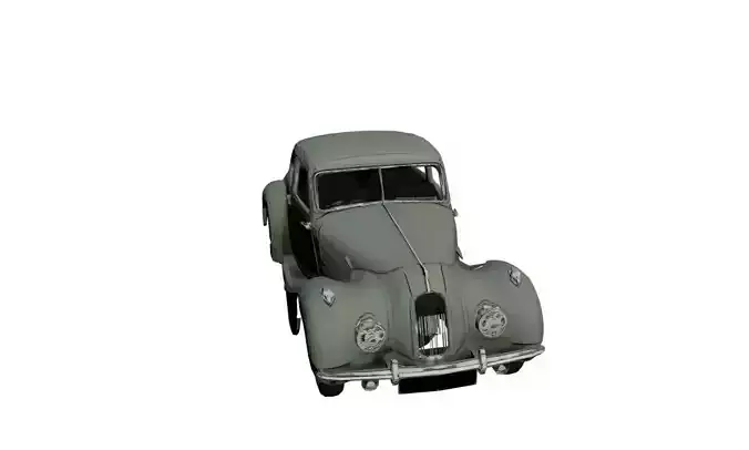 1935 Race Car Low Poly Optimized Vintage Racing Vehicle Asset Low-poly 3D model 3
