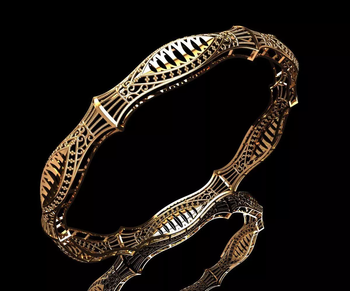 1470 Symmetry Glow Bangle 9gm 3D print model