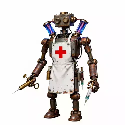 Steam Surgeon Clockwork Medic 3D Model