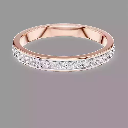  Light Eternity Diamond Band Ring 