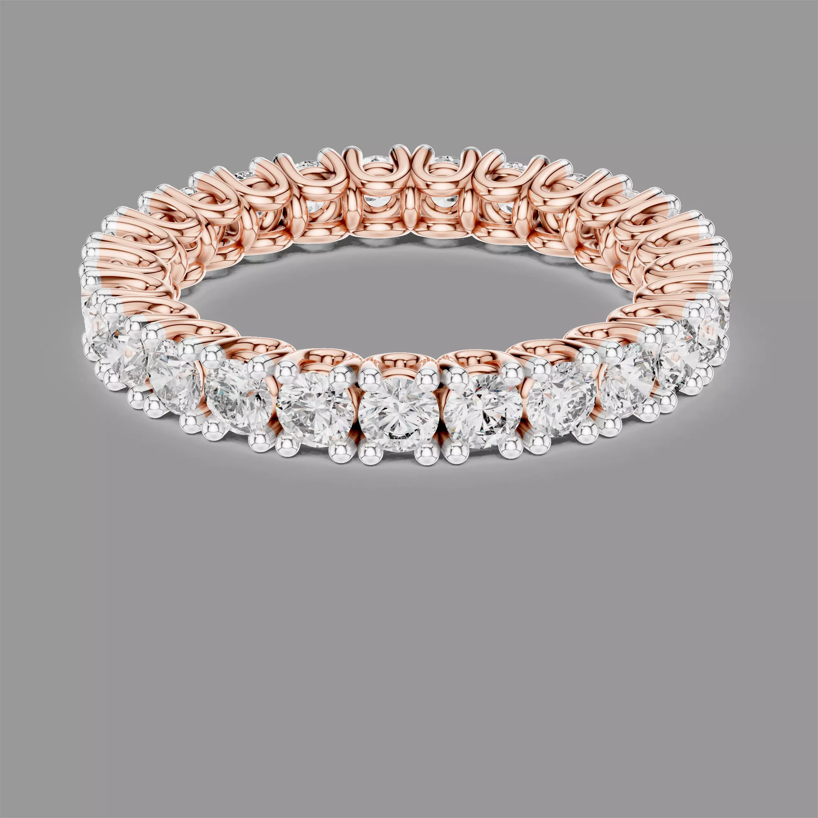 Eternity Diamond Ring 3D print model