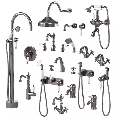 Medici faucet set by Boheme  3D model 4