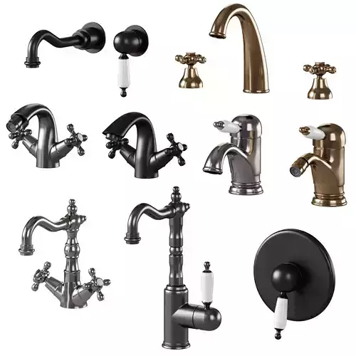 Medici faucet set by Boheme  3D model 2