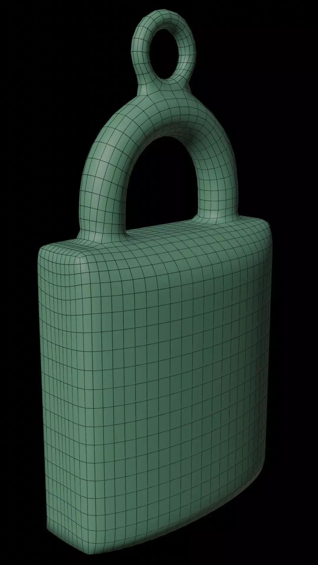 Dummy Padlock Key Chain Holder Free 3D print model
