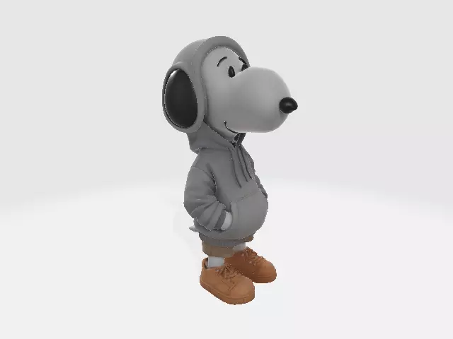 Not for Snoopy Model Sport Model 2 3D print model