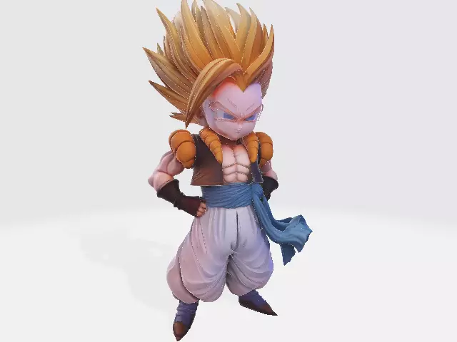 Dragon Ball Gogeta SSJ2 3D print model