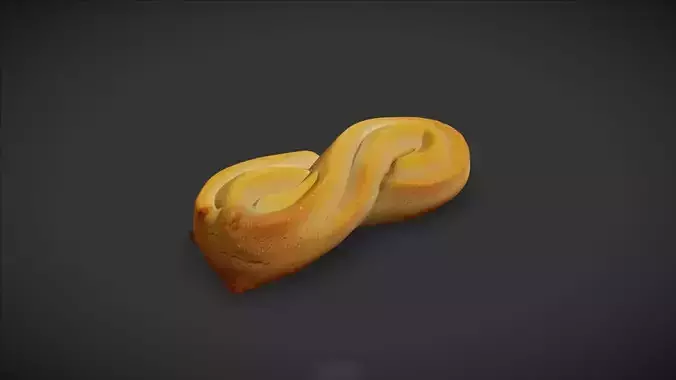 Spritz Cookie 3D model