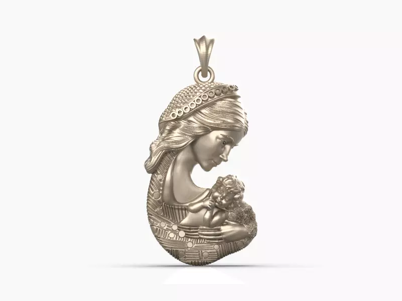 Mother and son 3d-file 3D print model