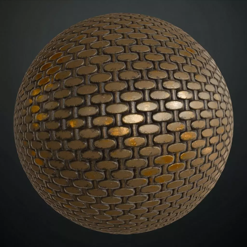 Rusty Metal Mesh Industrial PBR Seamless Texture