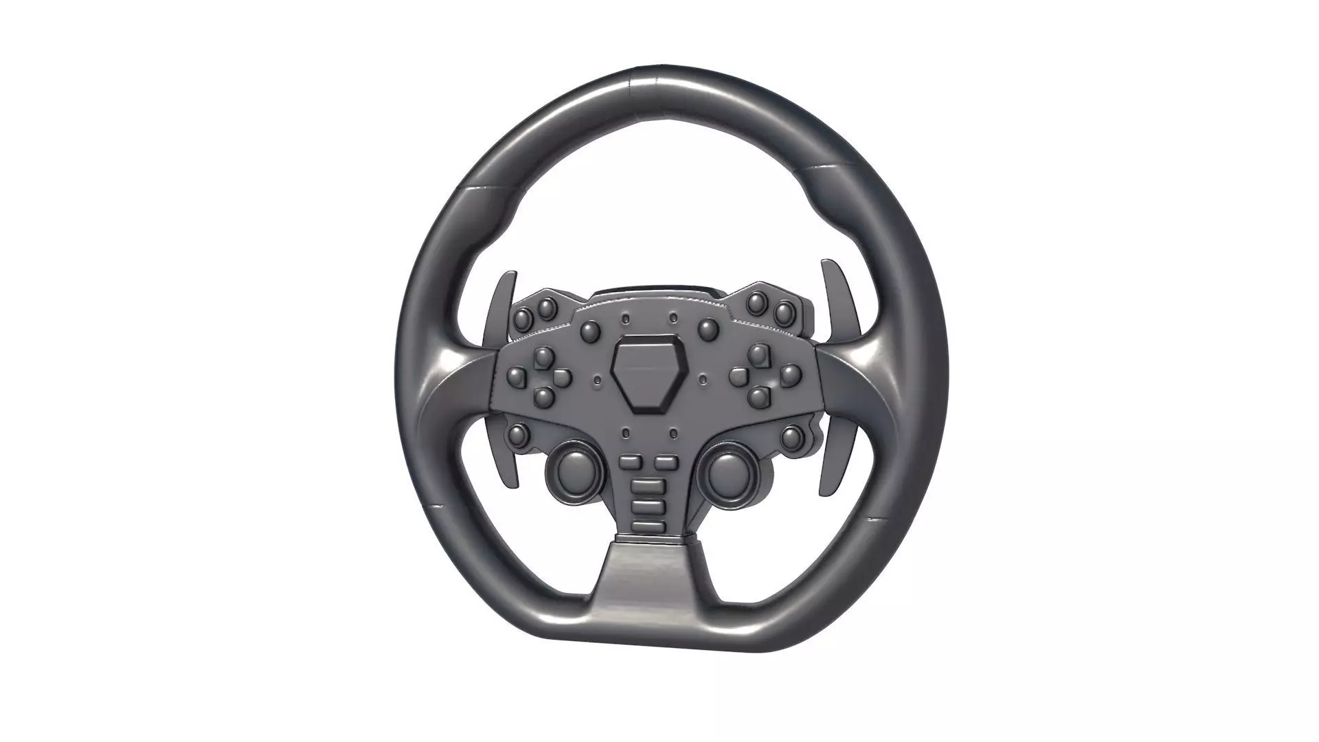 Steering Wheel stl - Cockpit Car - game Steering Wheel 3D print model