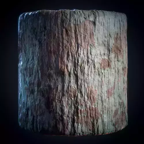 Old Painted Wood Game Ready - Vol 02 - Maps - SBsar Texture