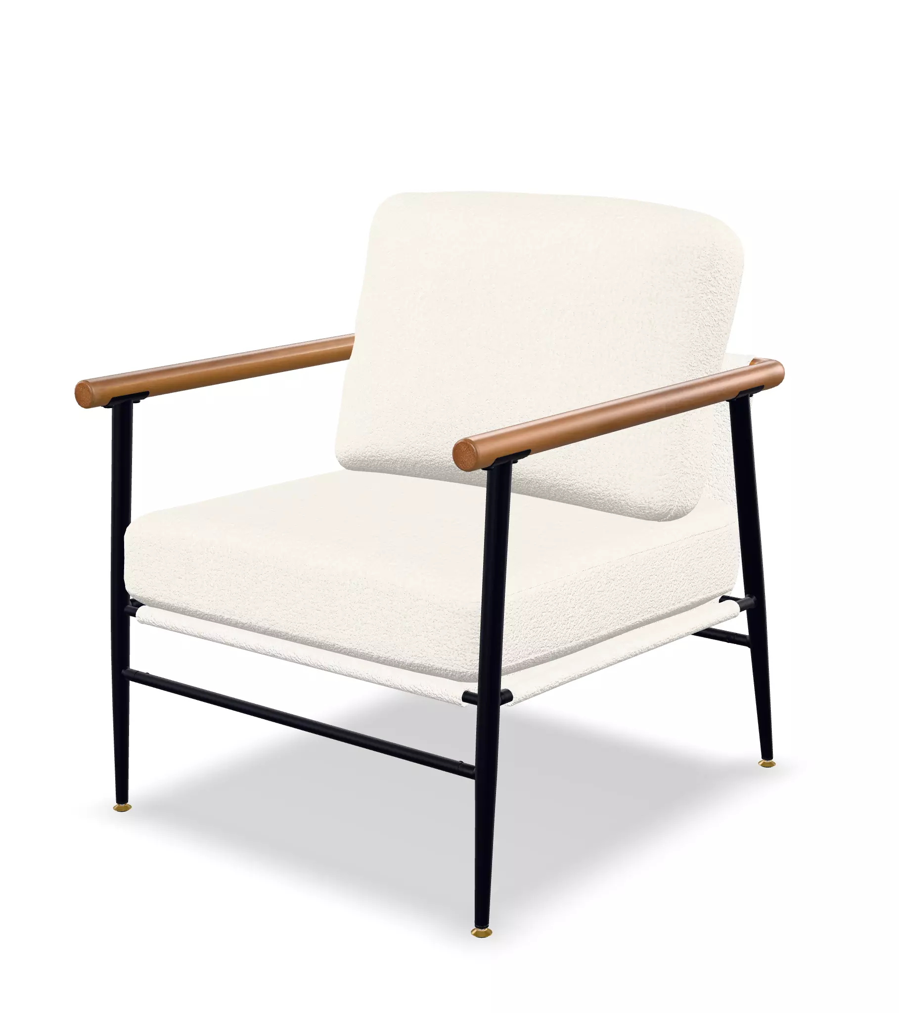 Accent Chair Low-poly 3D model