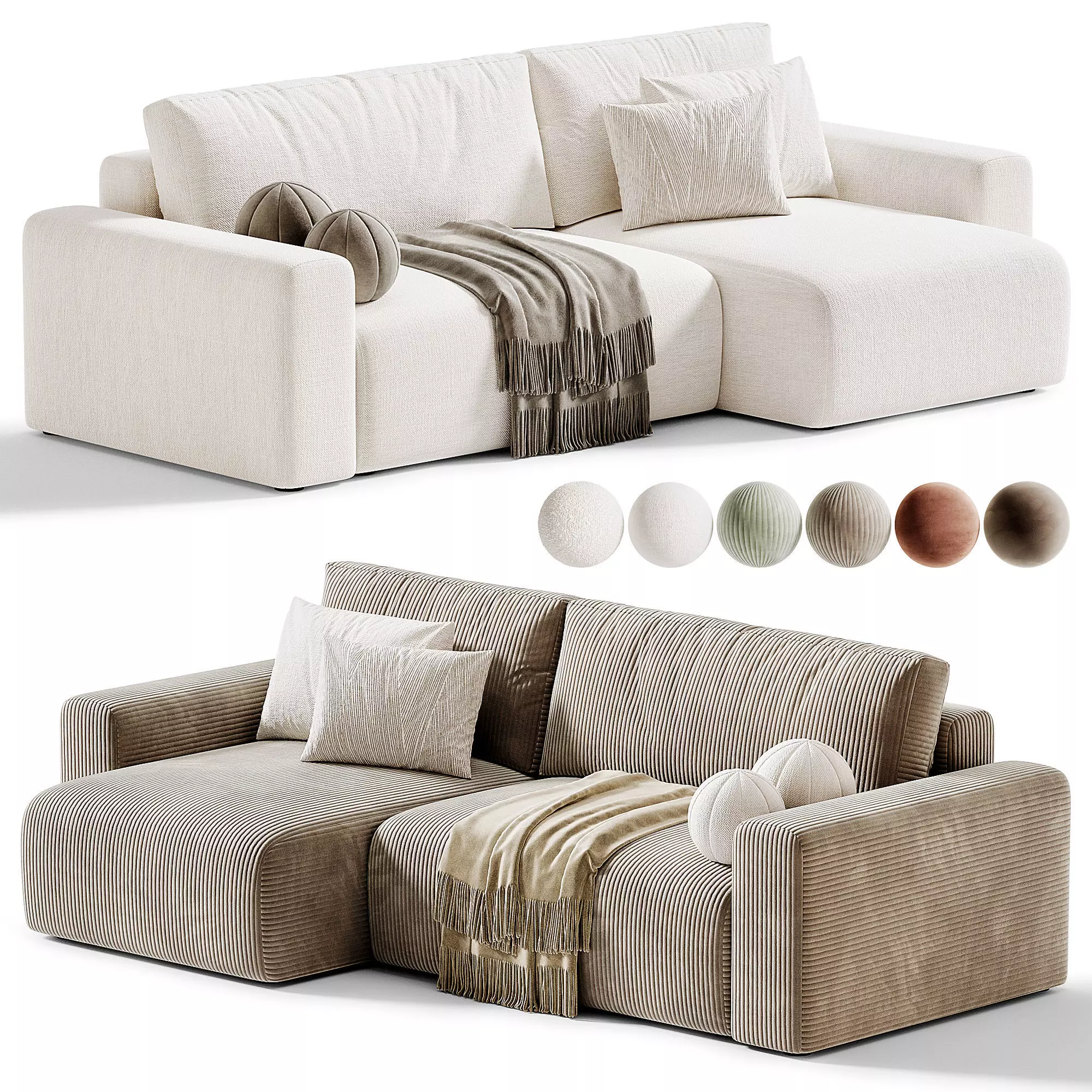 Corner sofa Long Awaited Vacation by Inmy Room 3D model