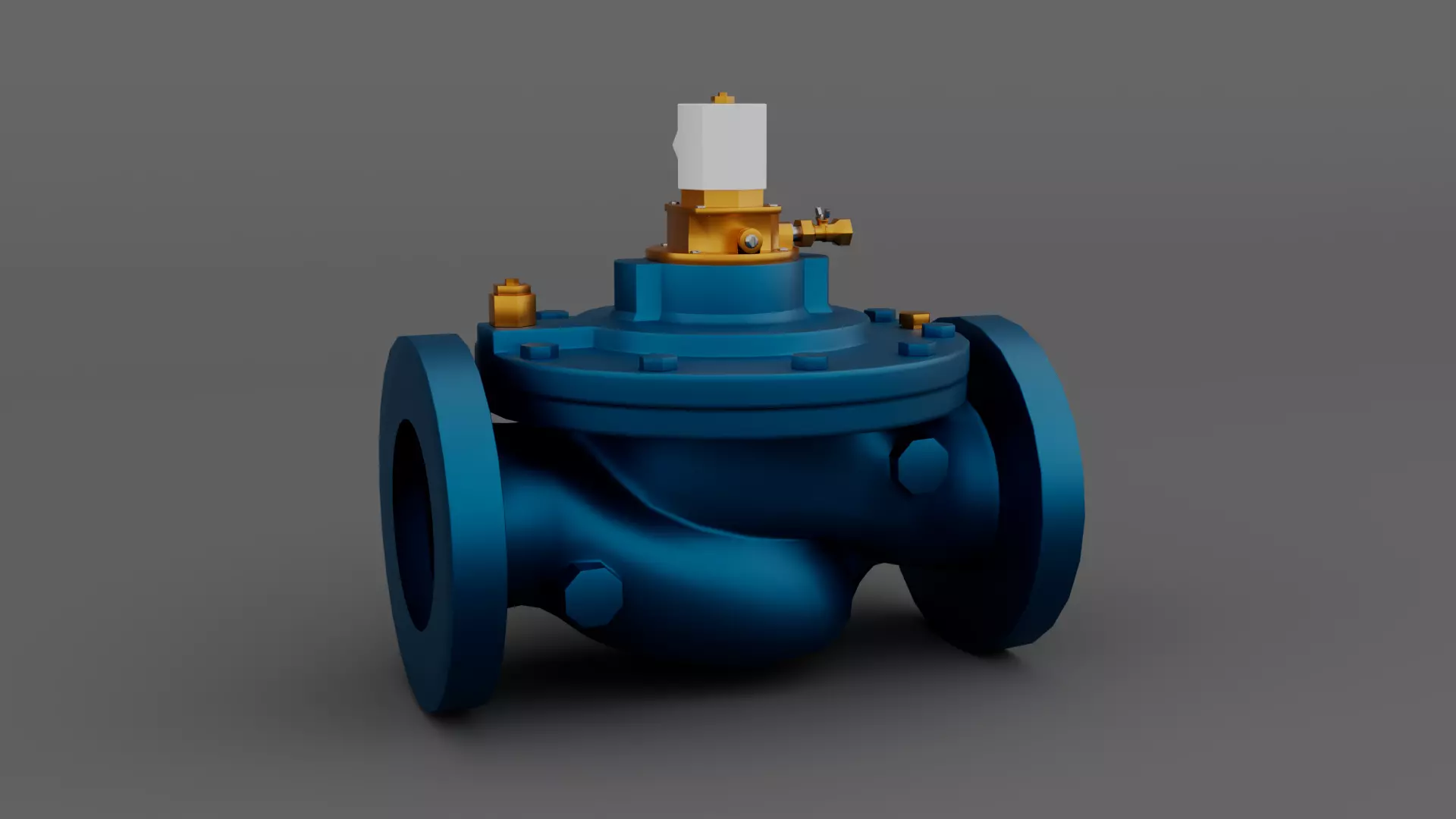 Industrial Level Control Valve for HVAC and Water System 3D model