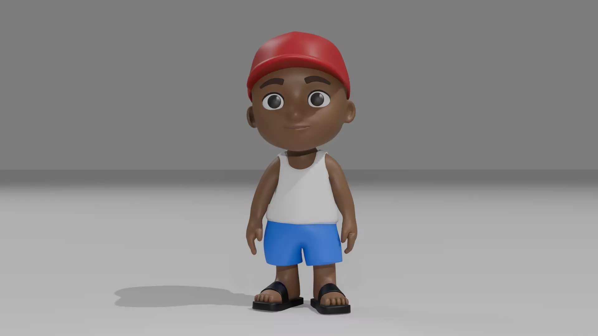 Low Poly Stylized Character Low-poly 3D model