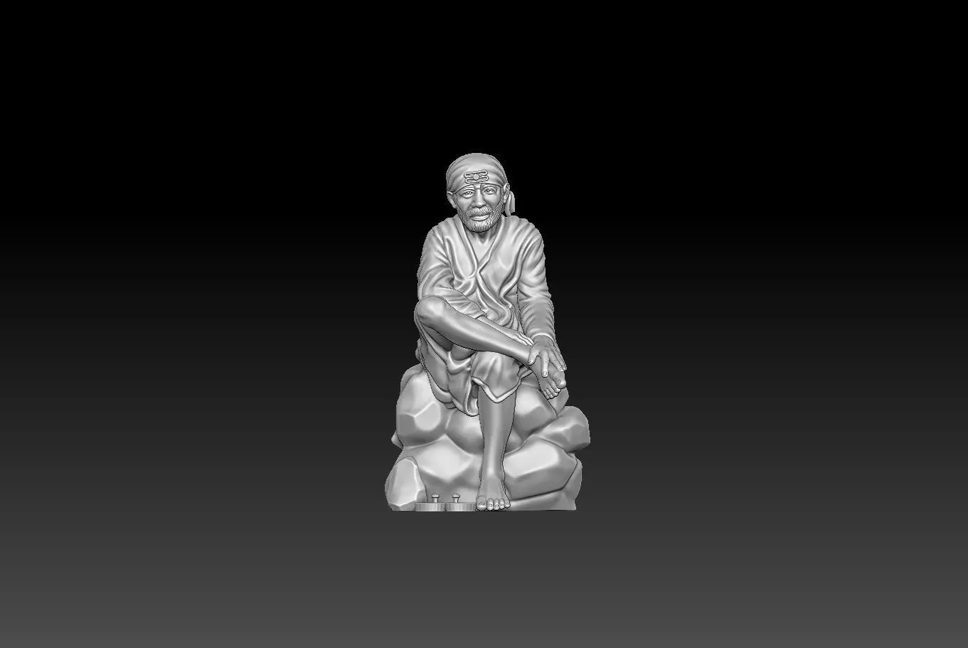 Sai Baba 3D print model