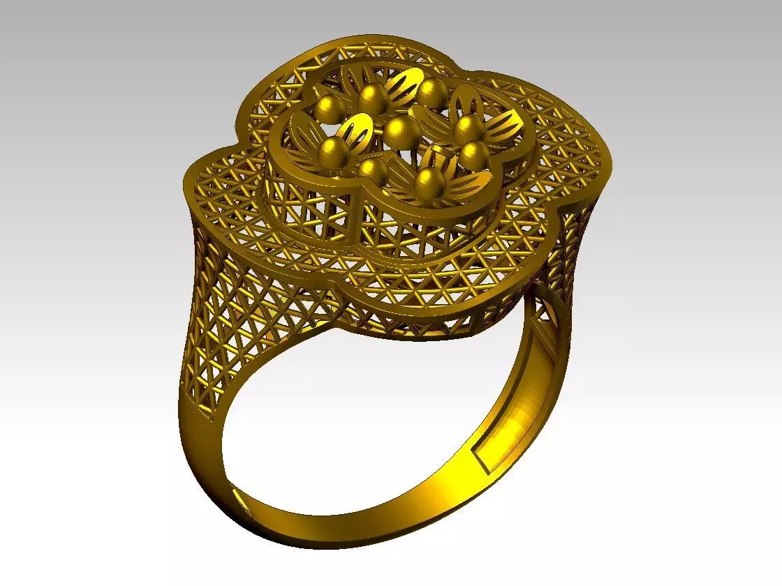 lux ring ready to print 3D print model