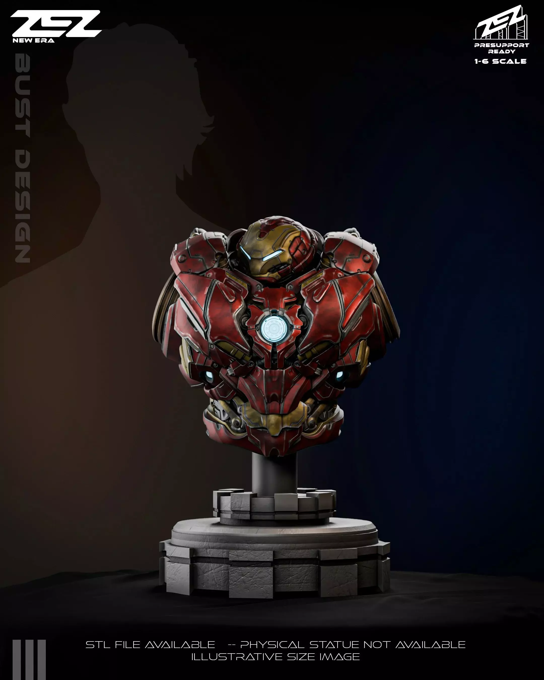 HULKBUSTER ZEZ BUST 3D print model