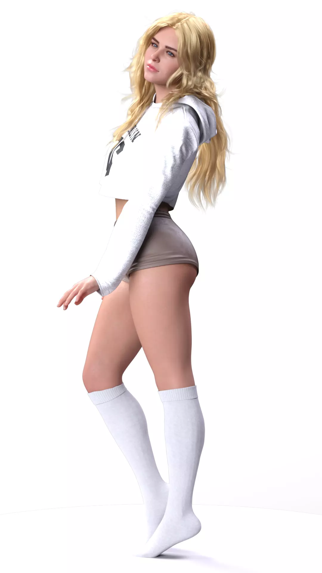 Chloe Grace Moretz 3D Urban Style 3D print model