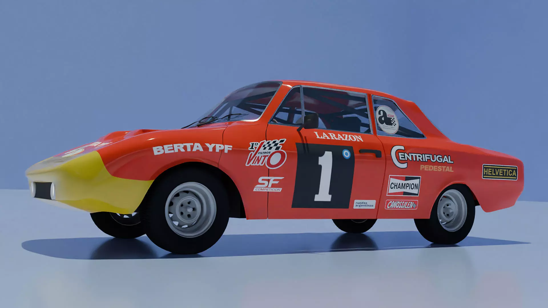 IKA Renault Torino TC 1971 3D model