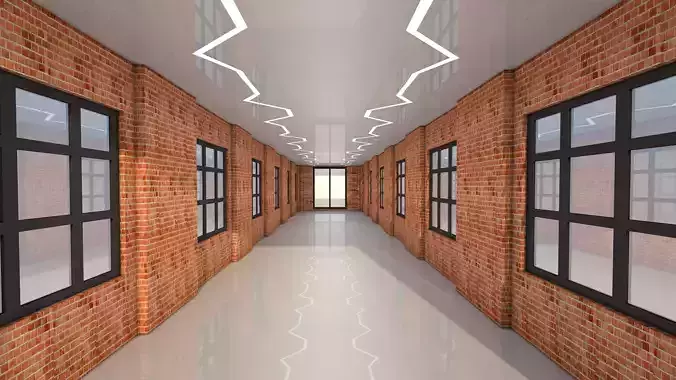 Corridor Interior 3D model