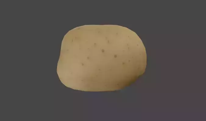 Potato - Batata Inglesa Low-poly 3D model 5