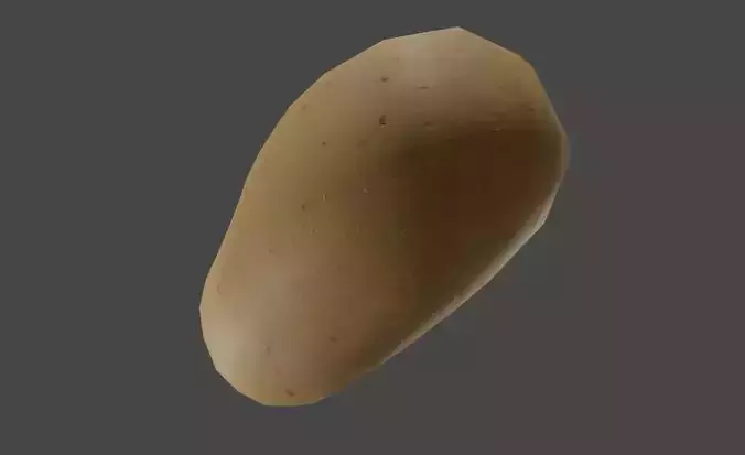 Potato - Batata Inglesa Low-poly 3D model 2
