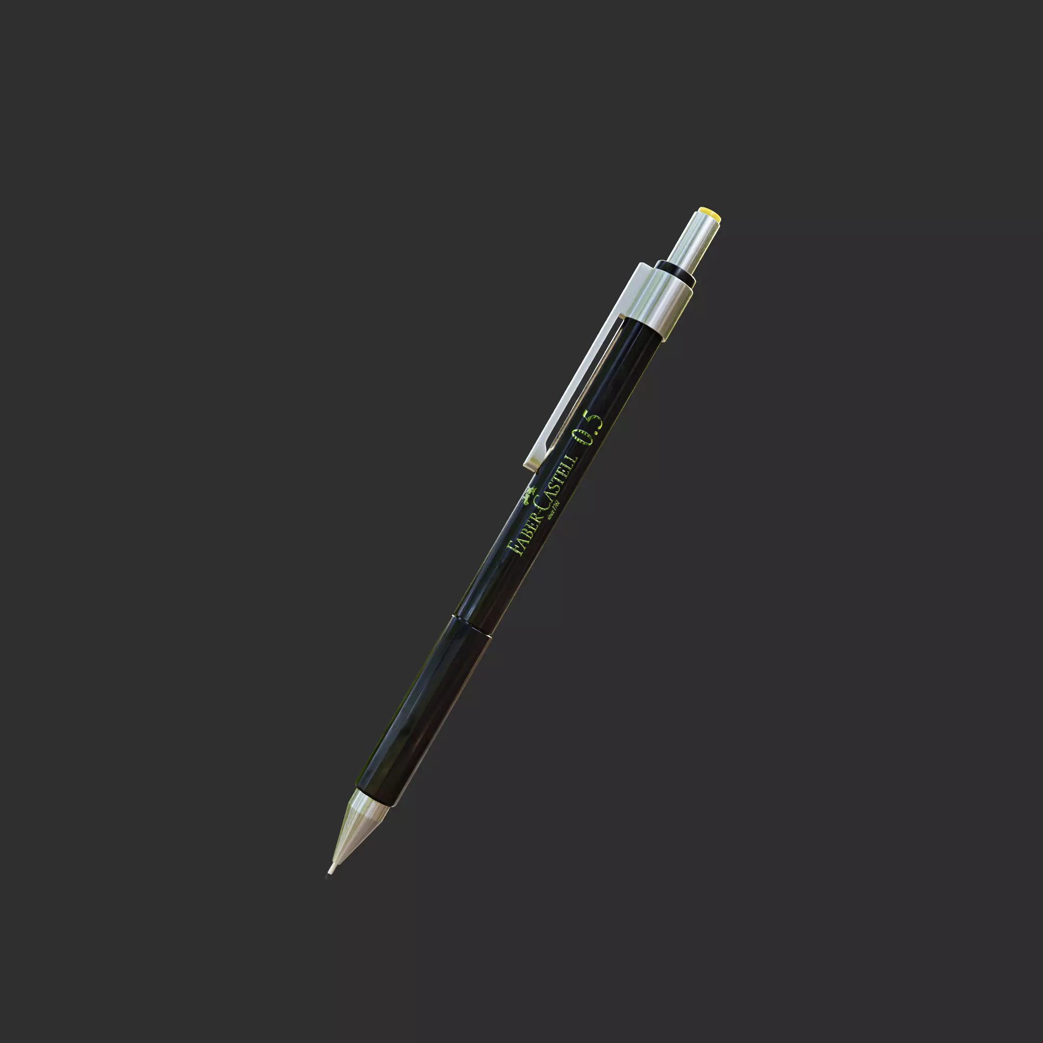 Faber Castell mechanical pencil 3D model 3D model
