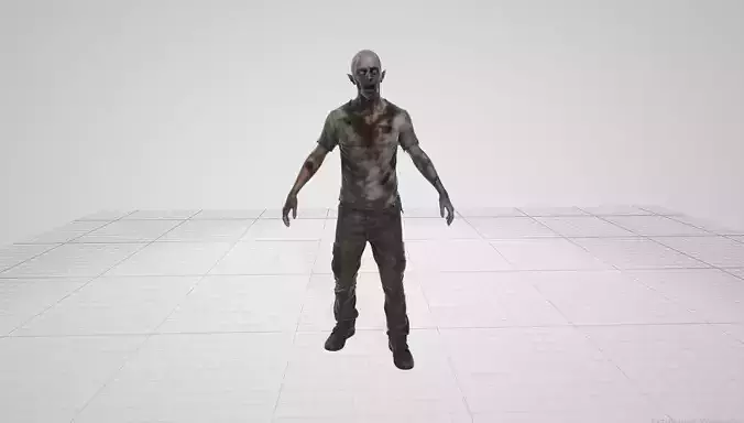 Cod Zombies Model ZOMBIE free 3D model rigged | CGTrader
