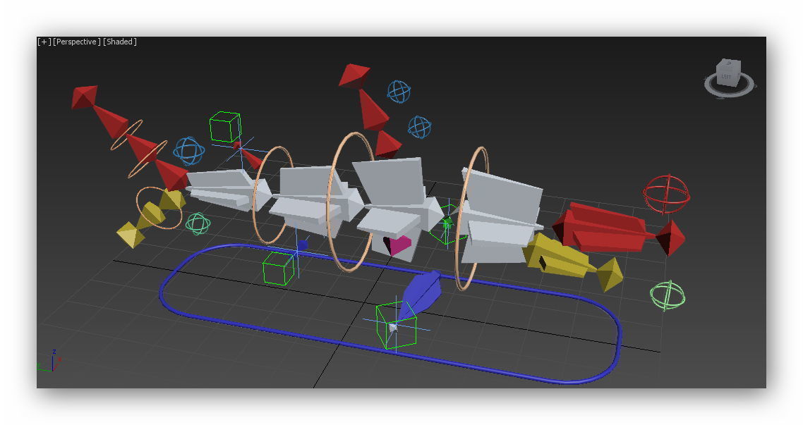 Great white shark  Low-poly 3D model_9