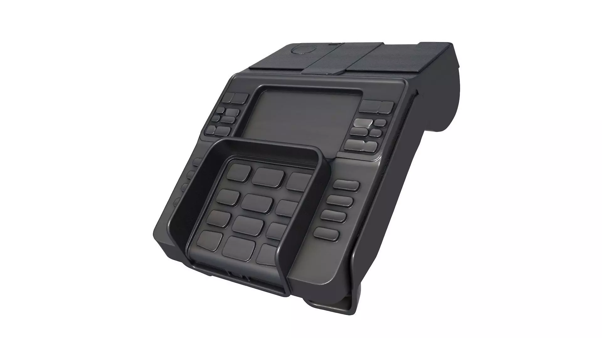 Credit Card Processing - Traditional POS System 3D print model