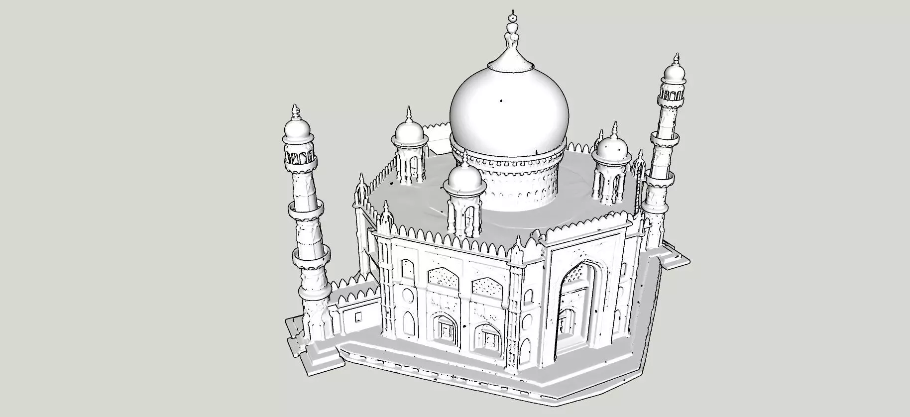 Dargah Masjid 3D print model