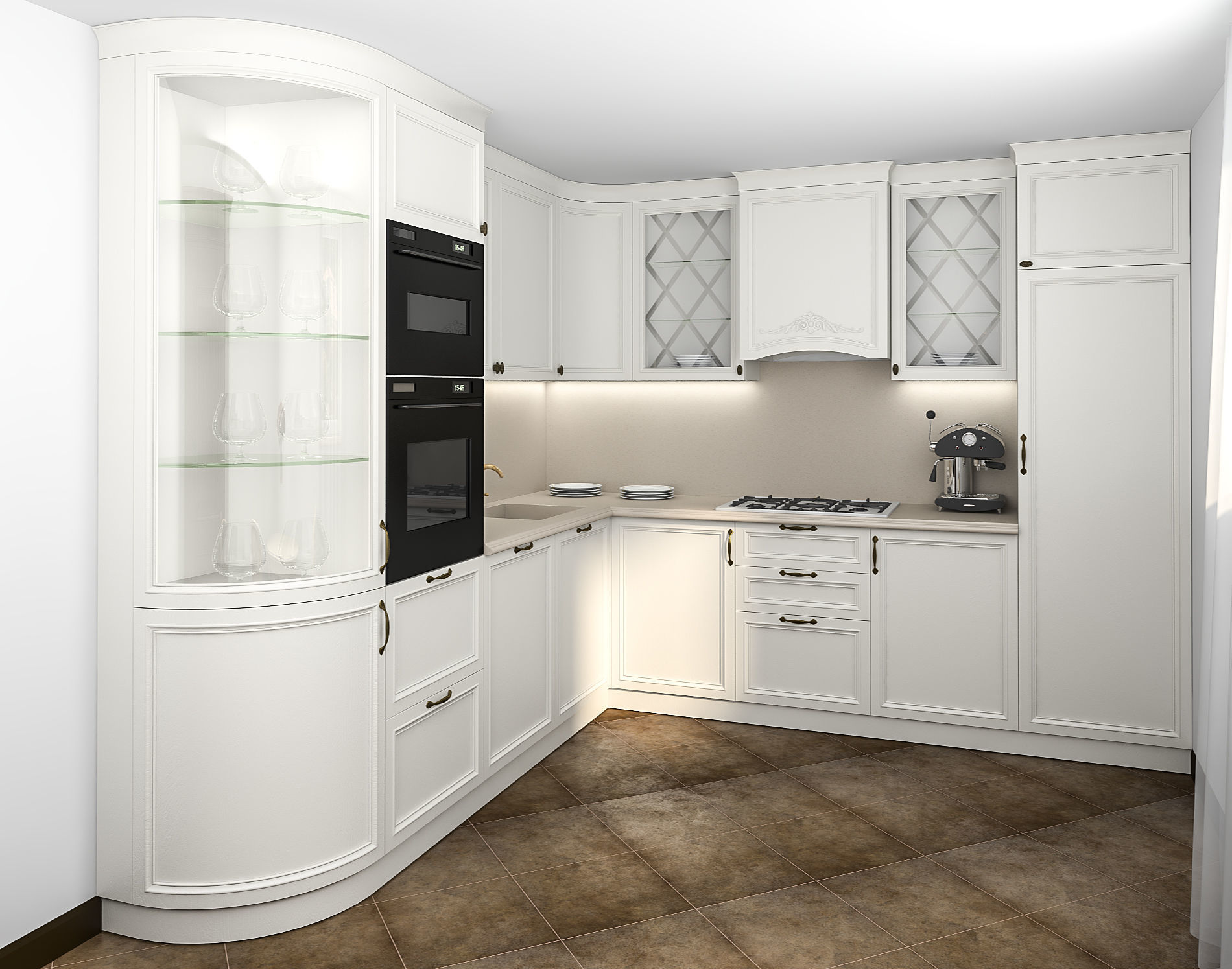 Dimkra Kuhnya Klassik N2 3D model_1