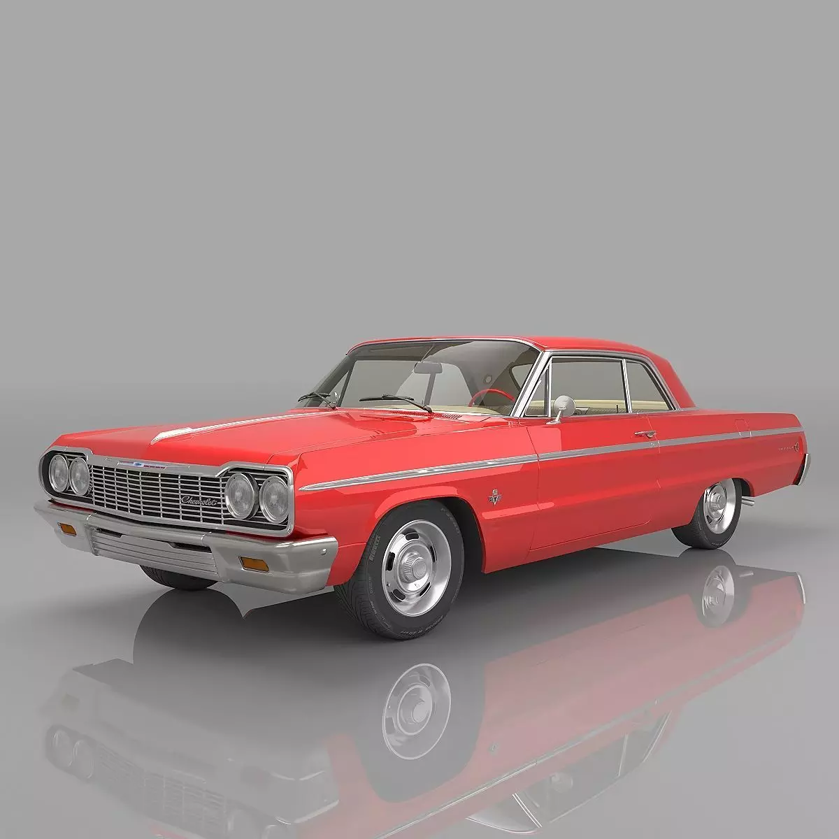 1964 Chevrolet Impala SS 409 3D model