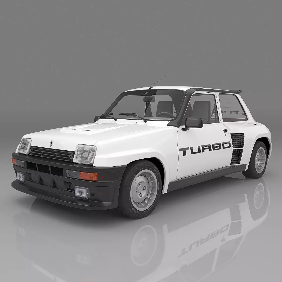 1980 Renault 5 Turbo 3D model