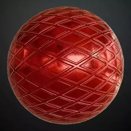 Red Metal Painted PBR Seamless Texture