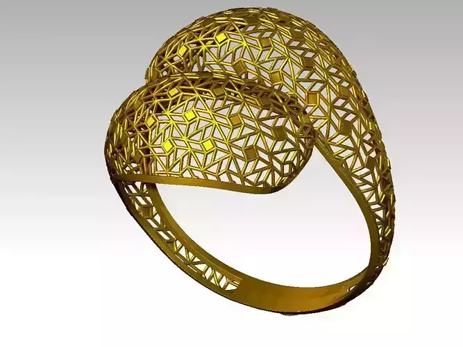 BEAUTIFUL LIGHT WEIGHT RING READY TO PRINT